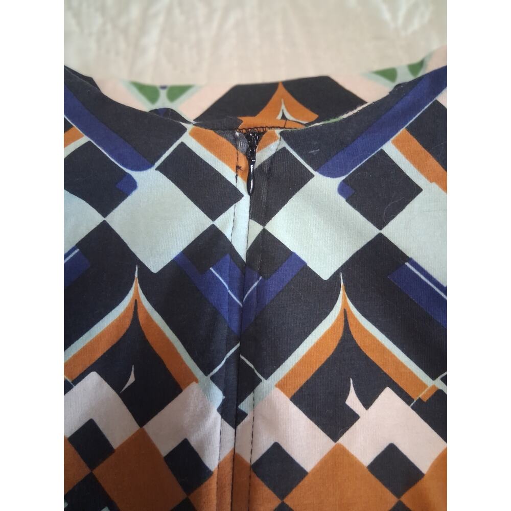 NWT Daily Practice by Anthropologie geometric printed zip-up top Size M - Picture 4 of 9